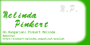 melinda pinkert business card